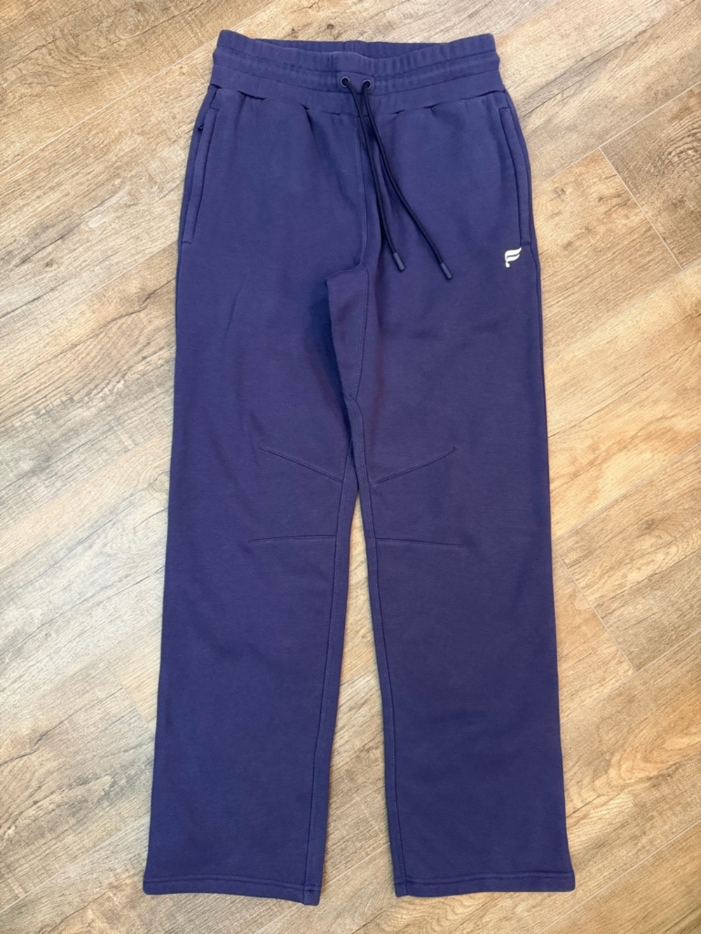 Fabletics Drawstring Sweatpants Mens XS Blue Go To Straight Leg Pant Athleisure